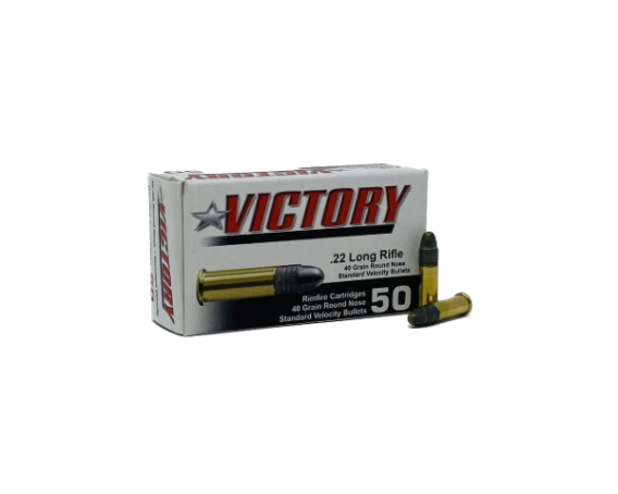 Victory 22 Long Rifle Ammunition 500 rounds Box