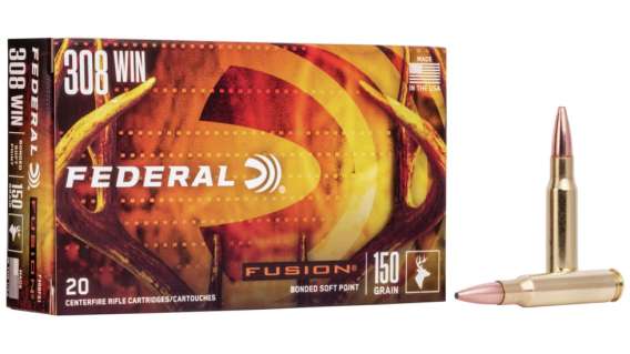 Federal Premium FUSION .308 Winchester 150 grain Fusion Soft Point 500 rounds