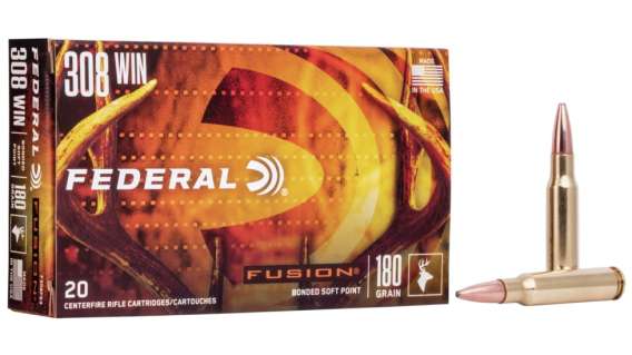 Federal Premium FUSION .308 Winchester 180 grain Fusion Soft Point 500 rounds